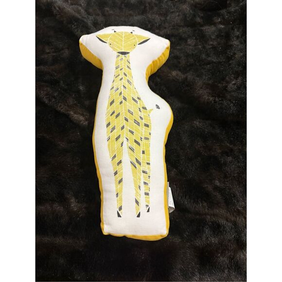 Land Of Nod Savannah Safari Crib/nursery giraffe pillow - Picture 1 of 5